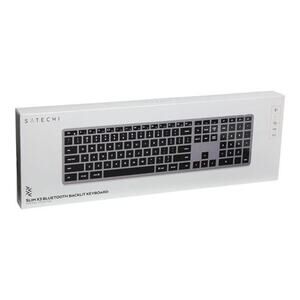 Satechi Slim X3 Bluetooth Backlit Keyboard, New in Box, - Space Gray